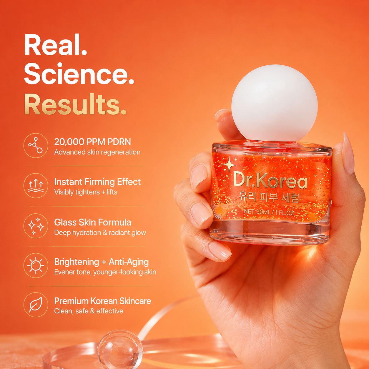 PDRN & Peptide-8 Glass Skin Serum